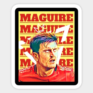 HARRY MAGUIRE, THE CAPTAIN Sticker